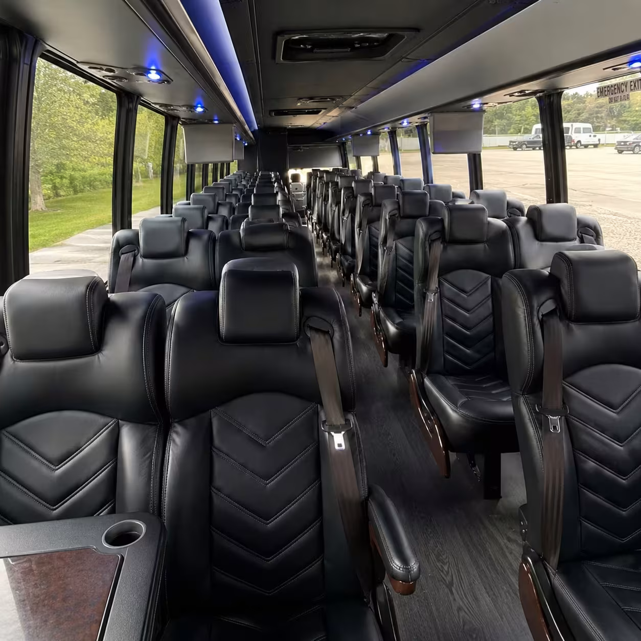 25 passenger minibus inside