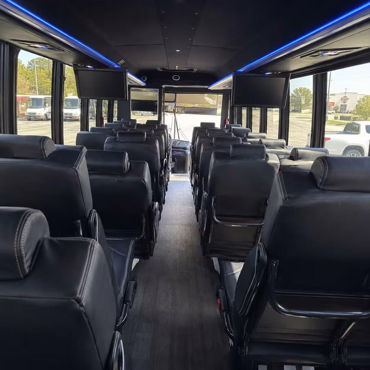 30 passenger minibus interior