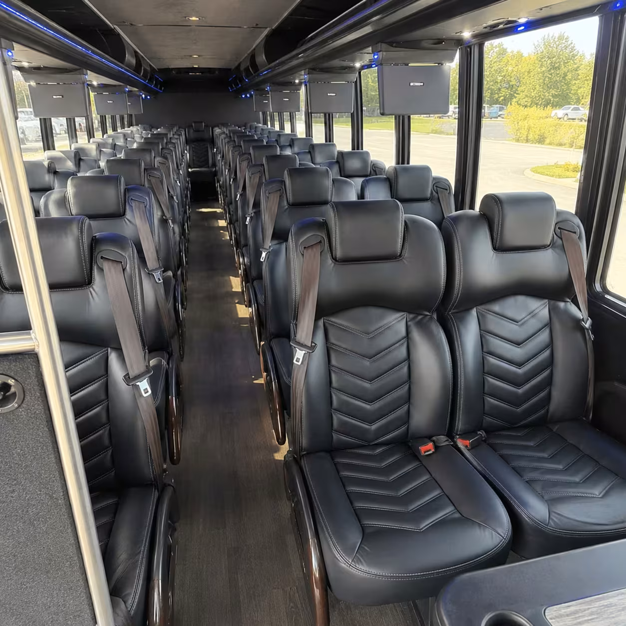 35 passenger minibus inside