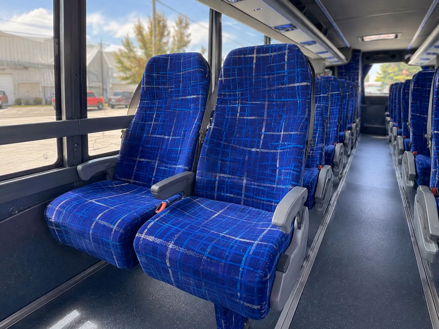 memphis charter bus interior