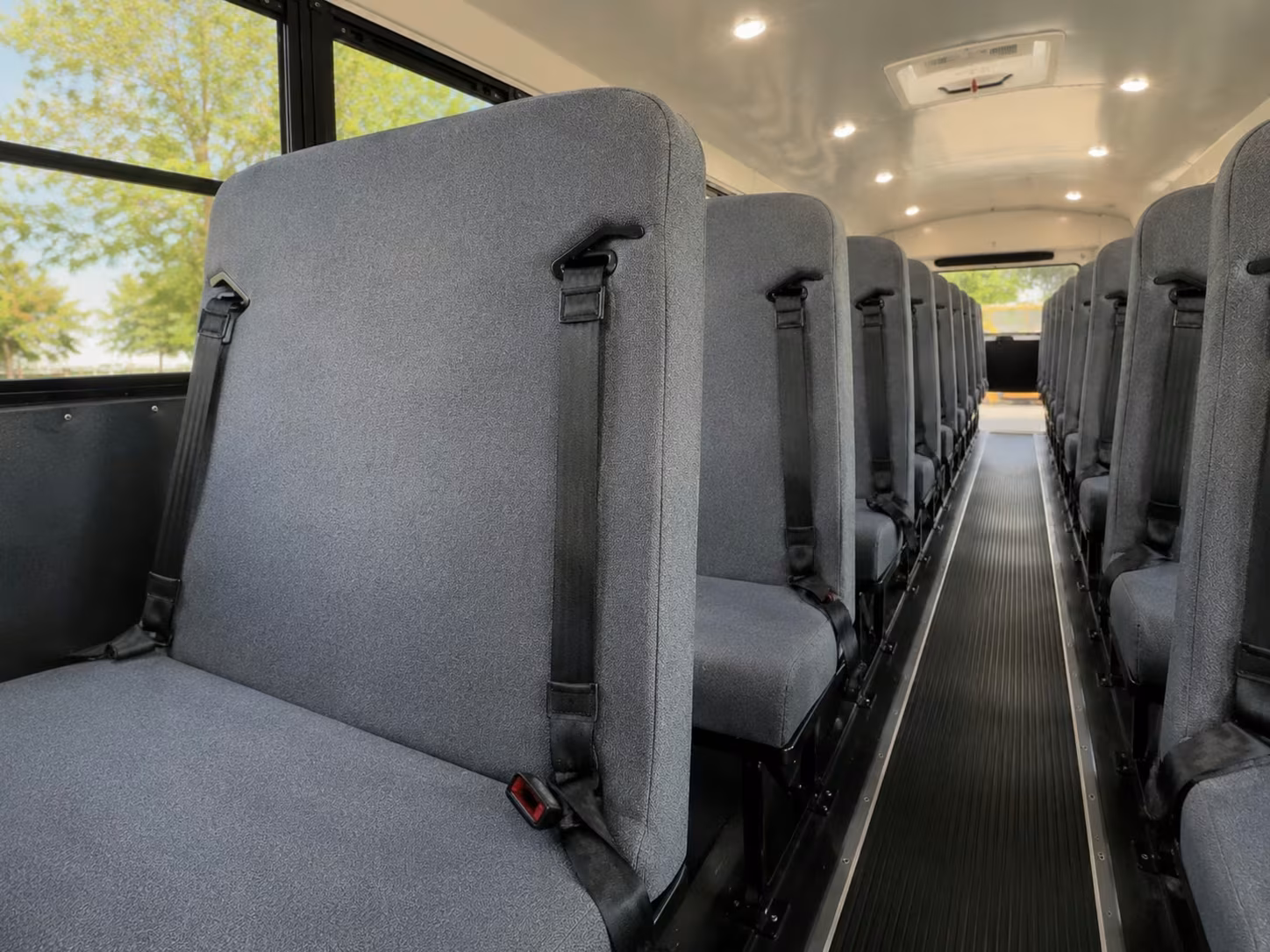 school bus interior