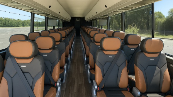 54 passenger charter bus interior memphis