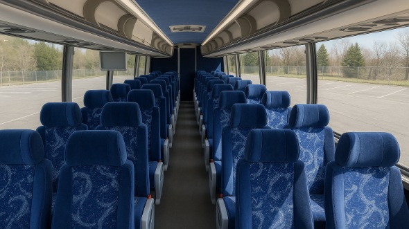 55 passenger charter bus interior memphis