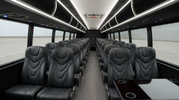 memphis 28 passenger minibus inside