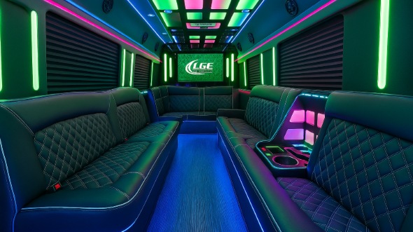 memphis party bus rental inside