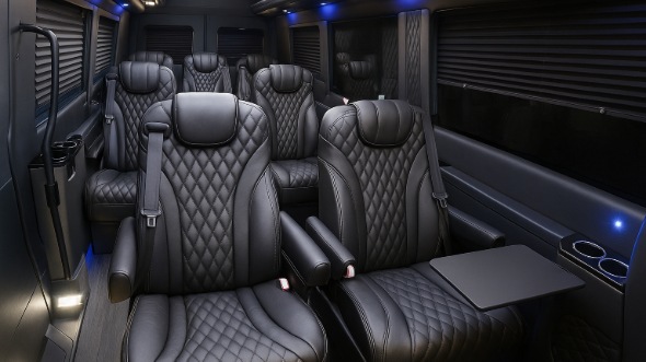 memphis sprinter van with driver inside